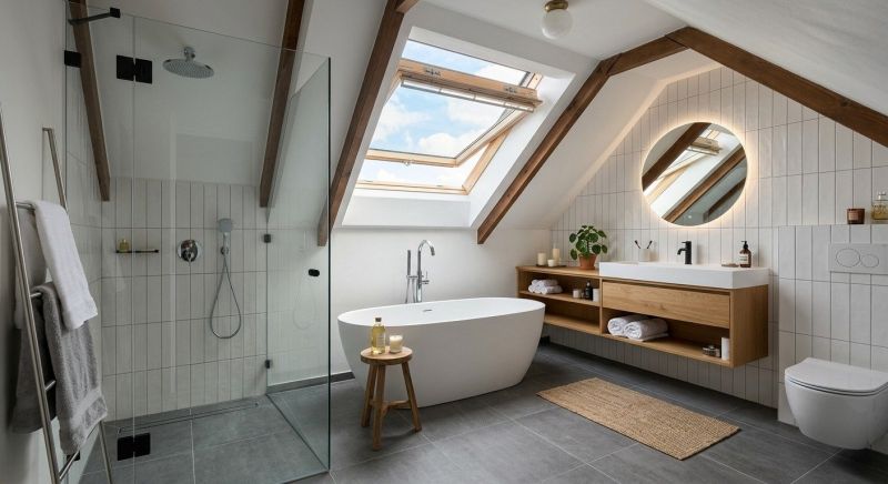 Attic Bathroom Remodeling in Haymarket, VA